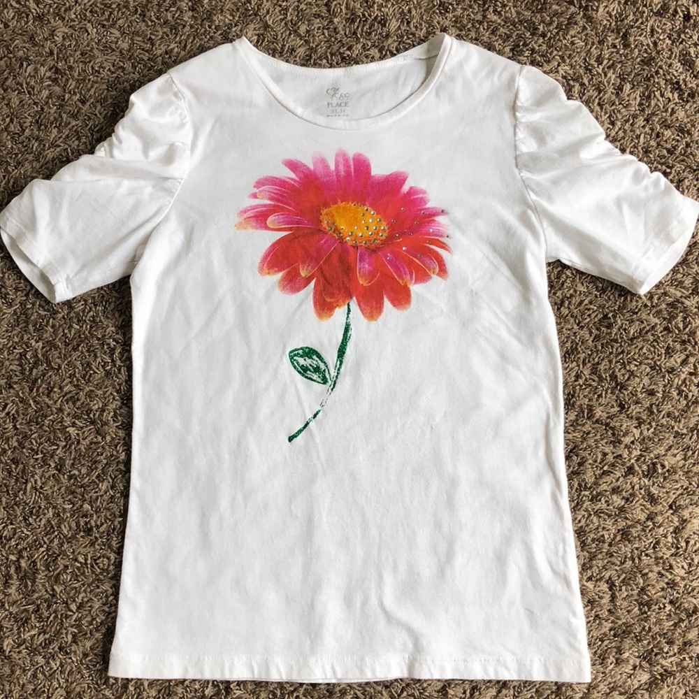 Children’s Place White Blouse size XL 14